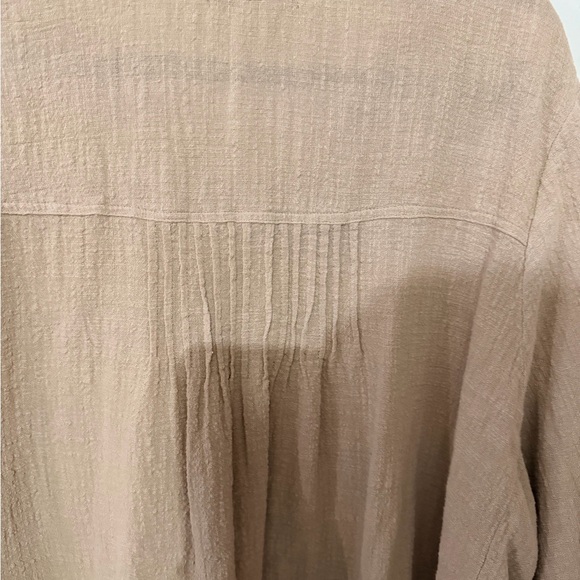 Elegant Beige Ruffle Tunic -renaissance, costume Boho - Picture 6 of 8